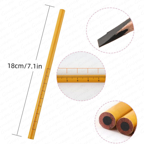 Eyebrow Shaper Stencils Kit Reusable Brow Lips Mapping Template with Black Microblading Pencil and Sharpener for Semi-Permanent Makeup Mapping