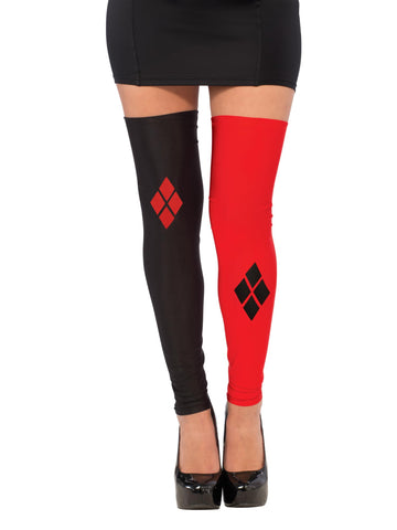 Rubie's Official Harley Quinn Thigh High Tights/Leggings Accessory, Adults Costume Halloween