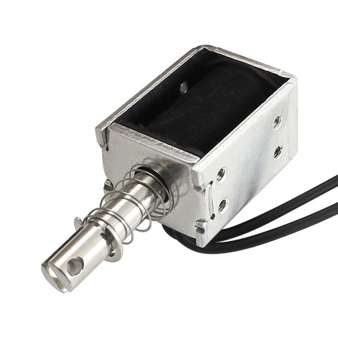 uxcell AC220V 6mm Stroke 100g Force Pull Linear Motion Solenoid Electromagnet