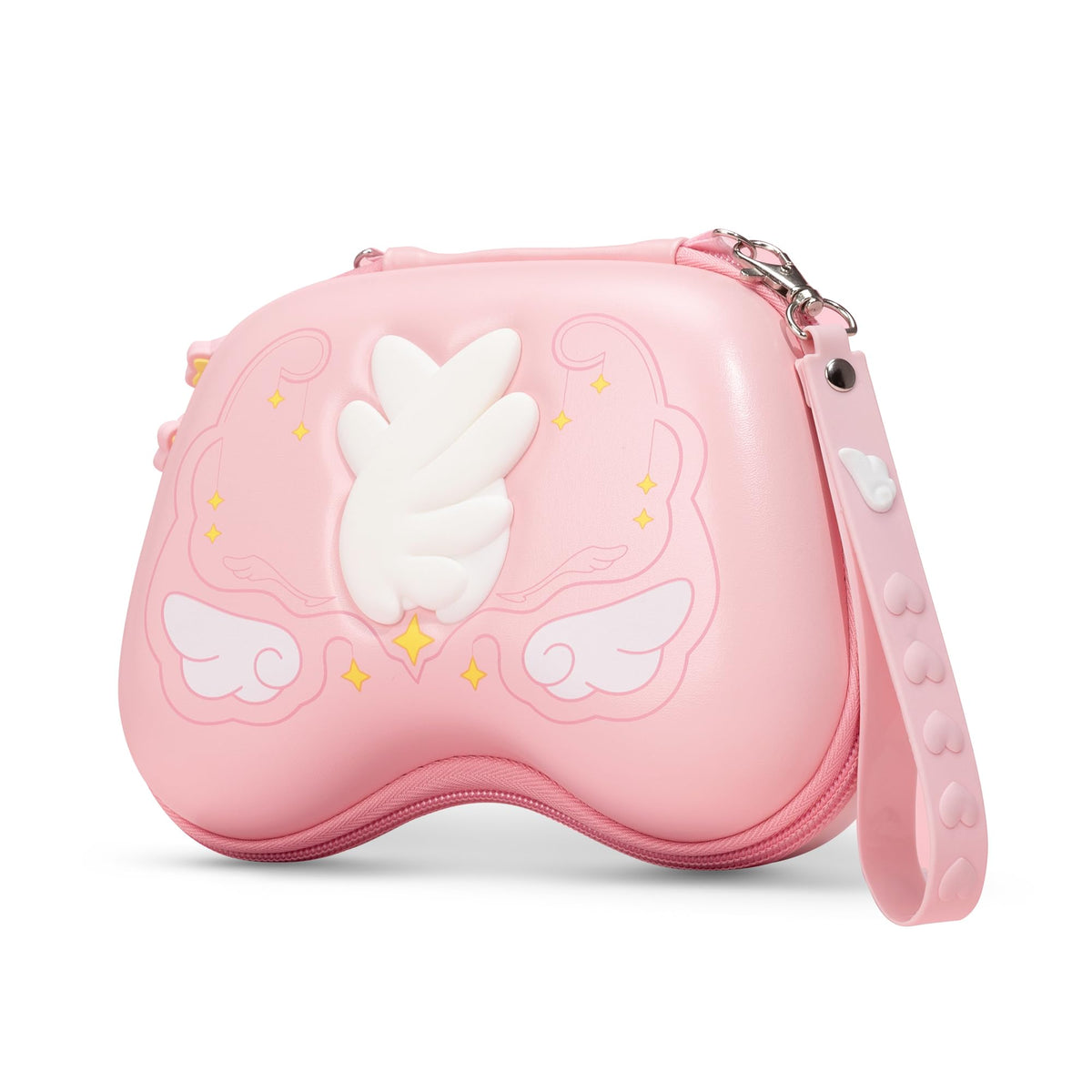 GeekShare Controller Carrying Case,Hard Shell Controller Holder Travel Carrying Case for PS5,Switch Pro and Xbox Controller and Other Accessories - Star Wings