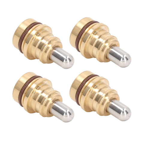 Joystick Lever Button, 4Pcs Joystick Handle Buttons High Hardness Alloy Steel and Brass Joystick, Video Game Joysticks and Hardware Platform:Pc