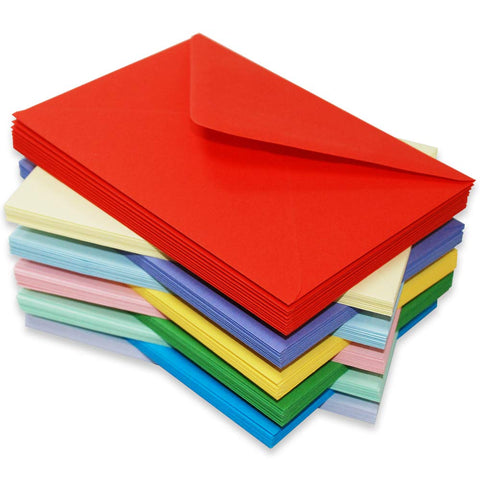 Craft 2284-200 5x7" Envelopes in Assorted Colours