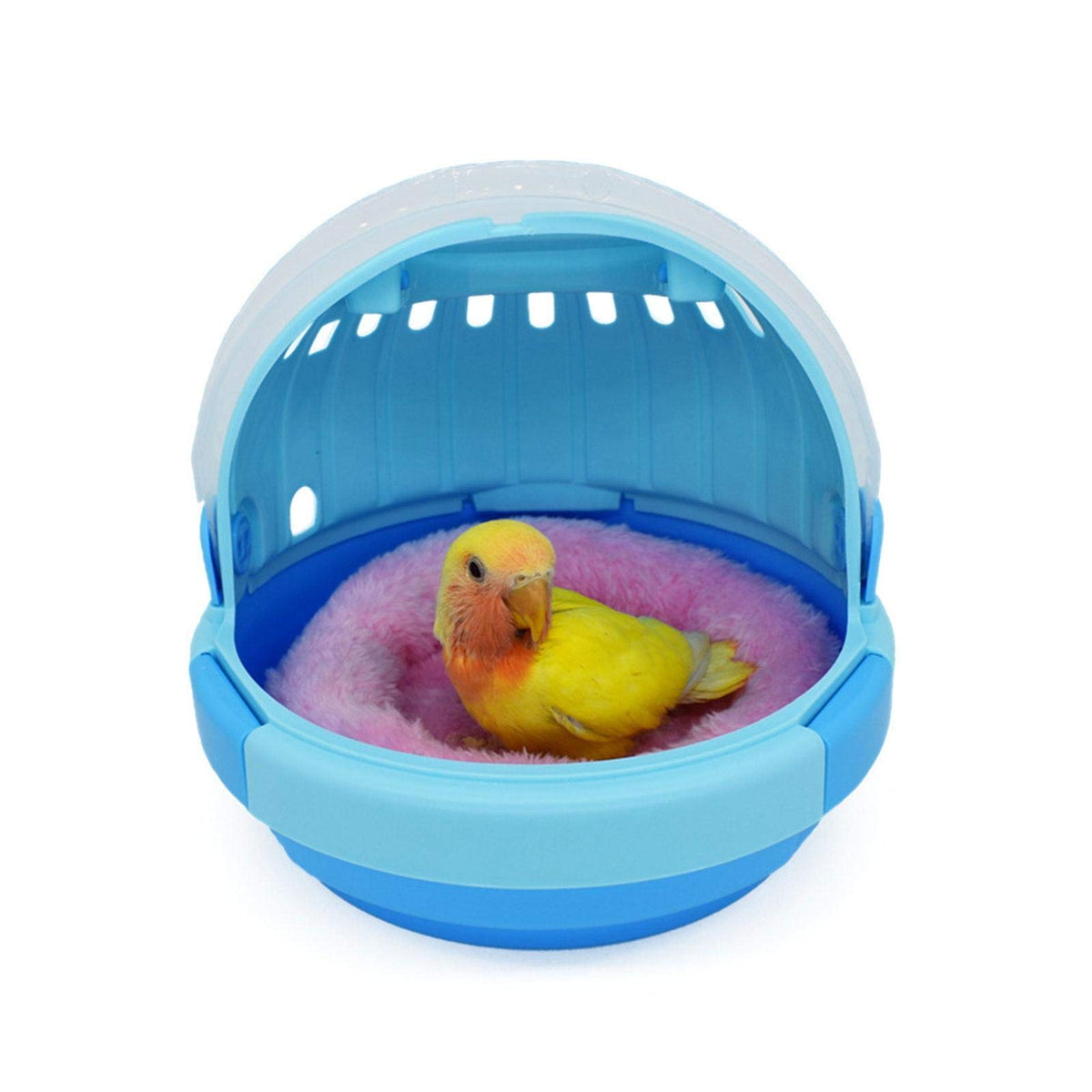 Bird Carrier Space Capsule Portable Warm Parrot Outing Cage,Breathable Travel Cage,Lightweight Bird Carrier and Small Animals Carrier,7.286.5inch