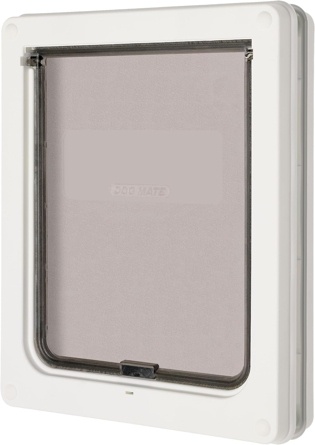 Dog Mate Medium Dog Door, Easy Installation in UPVC Doors, Walls, and Wooden Doors - White