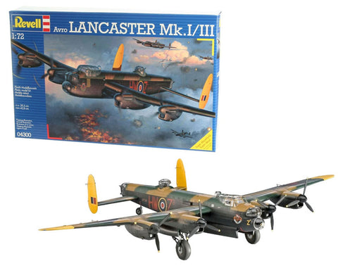 Revell 04300 Lancaster Mk.I/III 1:72 Scale Unbuilt/Unpainted Plastic Model Kit