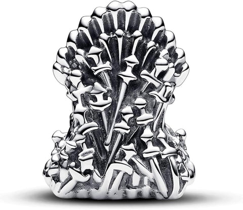PHCLASY Christmas Game Iron Throne Charms for Bracelets and Necklaces Dangle Pendants Beads Charms Christmas Jewelry Gift for Women