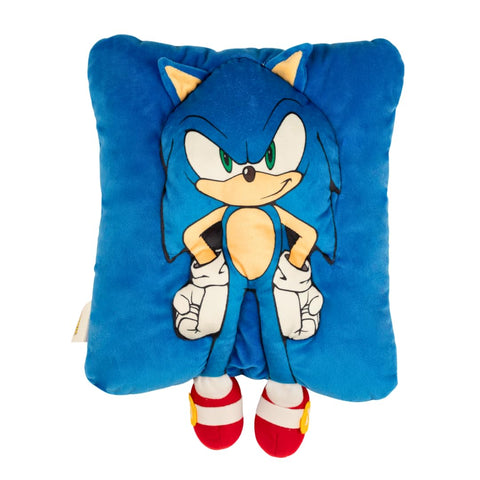 Franco Sonic The Hedgehog Anime Kids Super Plush Cozy Snuggle (TM) Pillow (100% Officially Licensed Product)