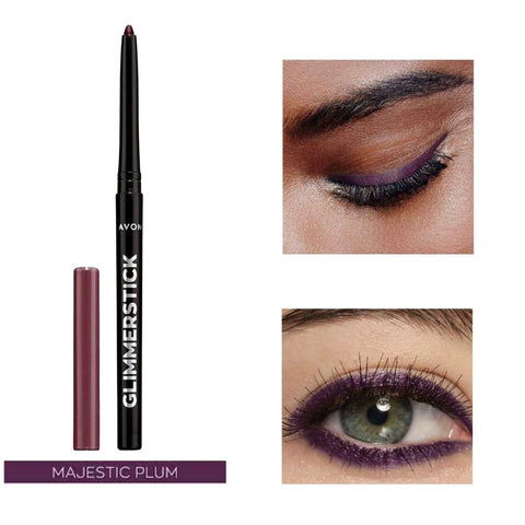 GlimmerStick Retractable Eye Liner MAJESTIC PLUM - PACK OF 2