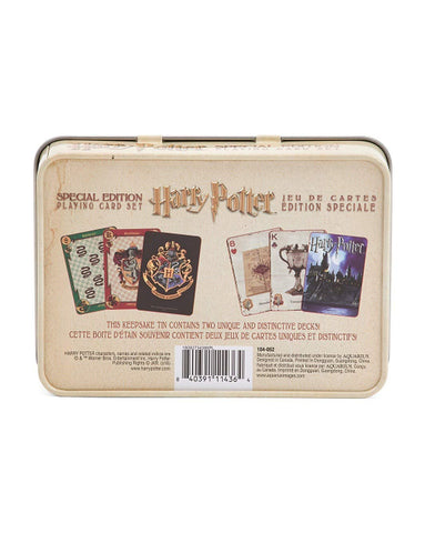 Aquarius Harry Potter Playing Cards in Keepsake Tin