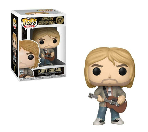 Funko Pop! Rocks: Kurt Cobain Nirvana - MTVÃƒÂ¢Ã¢â€šÂ¬Ã¢â€žÂ¢s Unplugged 1993 Limited Edition Vinyl Figure - FYE Exclusive