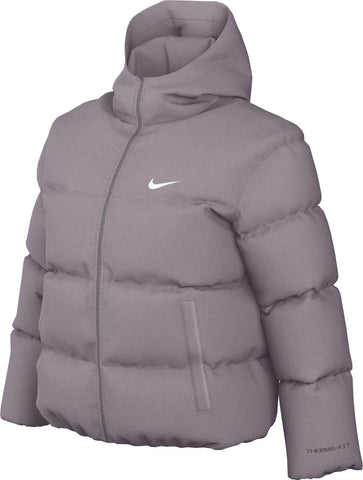 Nike Women's W NSW Tf Synfl Nk CLSC Pfr Jacket, Gray, L