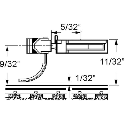 HOn3 Acetal Couplers, Rust (2pr)