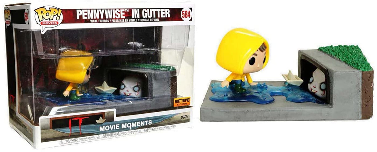 Funko Pop Movie Moments: It Pennywise in Gutter Pop Vinyl Exclusive Limited Edition