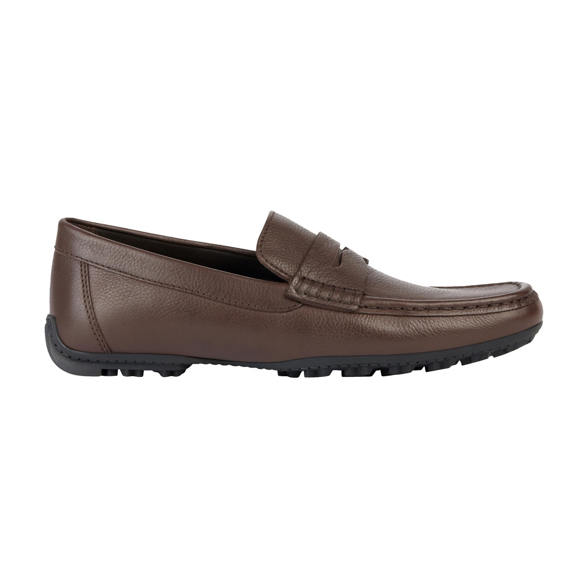 Geox Men's Moccasin, Dk Brown, 11.5
