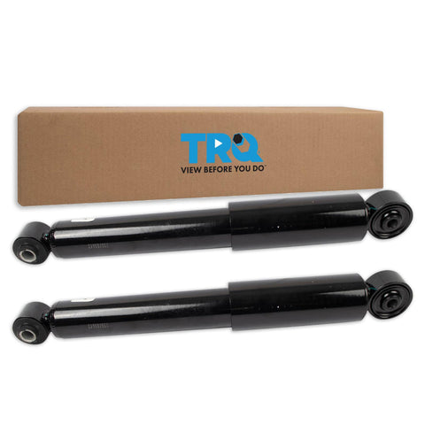 TRQ Rear Shock Absorber Set Compatible with 2012-2017 Fiat 500
