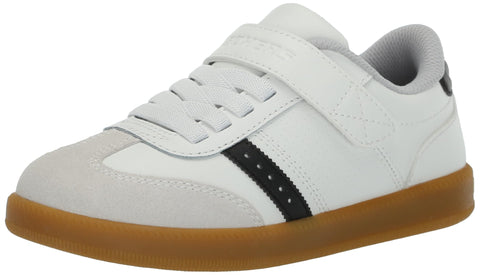 Skechers Kids Boy's Zinger Street Sneaker, White/Black, 3.5 Big Kid