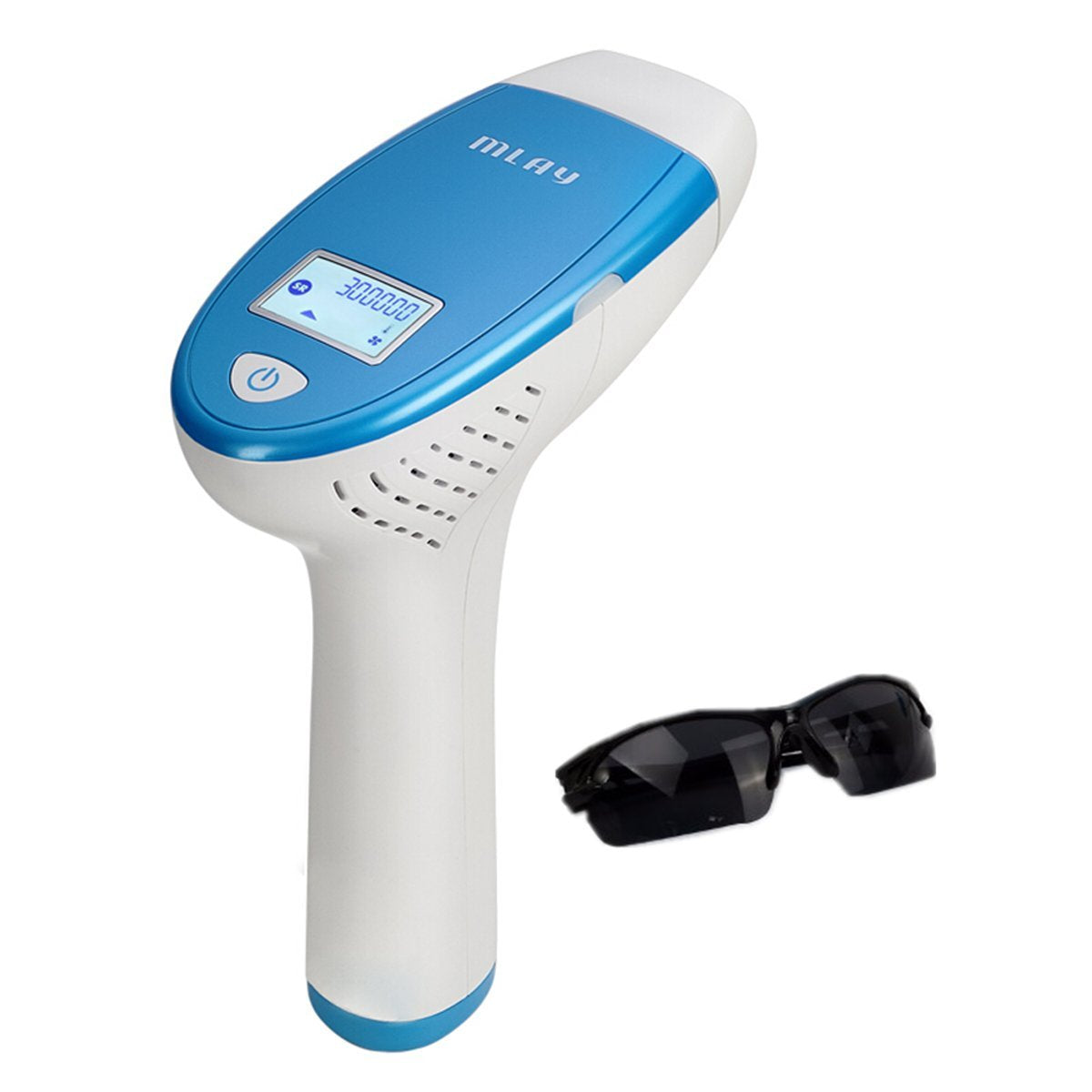 MLAY T1 Face and Body Hair Removal System - Painless Permanent IPL Hair Removal Device for Women & Man - Cooling Gel is Not Required - FDA cleared - Home Use IPL Hair Remover