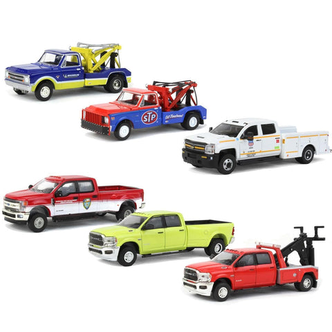 Greenlight 1/64 Dually Drivers Series 11, Set of 6 Truck Set, Collectibles 46110-Kit