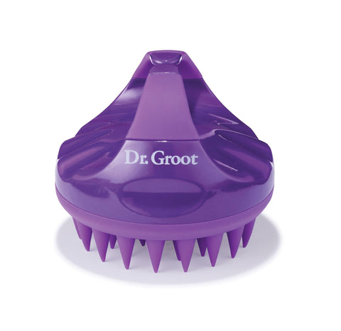 Dr. Groot Premium Scalp Cleansing Brush - Silicone Bristles Scalp Massager & Exfoliator for Wet or Dry Hair Care
