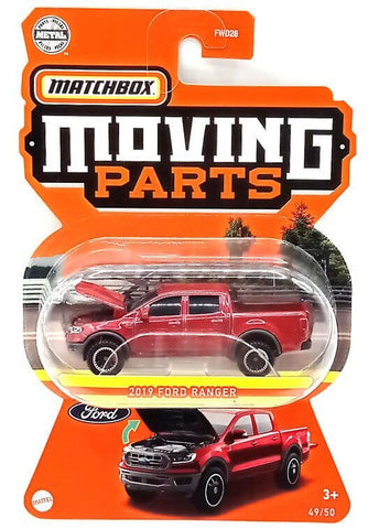 Matchbox Moving Parts 2019 Ford Ranger 49/50 (Red)