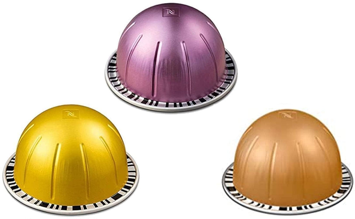Nespresso Vertuo Fruity Selection Long Expiry Coffee Pods Capsules Melozio Solelio Elvazio 30 Pods 3 Sleeves