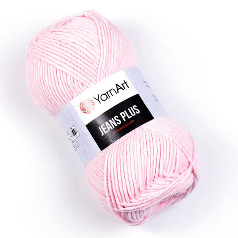 Yarn Art Jeans Plus Yarn, 55% Cotton 45% Polyacrylic, 100 g (3.5 oz), 160 m (174 yds), Yarn Weight: 4 : Worsted-Aran (74)