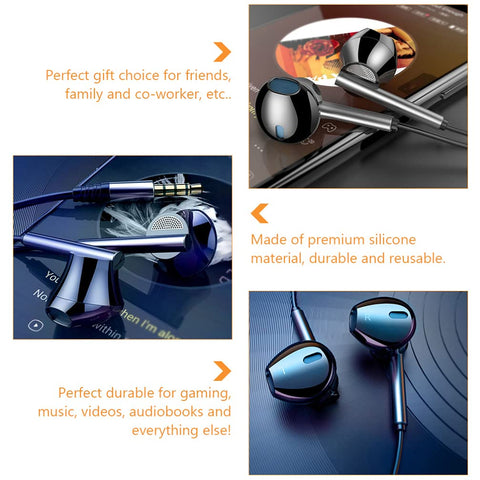 Hemobllo 1pc Wired Headset Over Ear Wired Gaming Earphone Wired in Ear Headphones Heavy Bass Wired Earphone Black Ear Plugs Computer Gamer Earphone Wire Control line Headphones