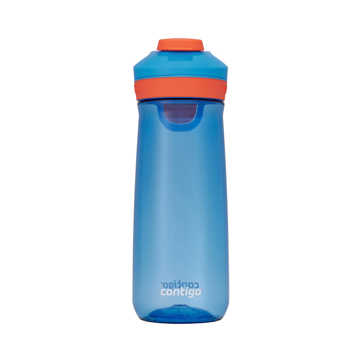 Contigo Autoseal Water Bottle, 20 oz, Blue Poppy/Coral