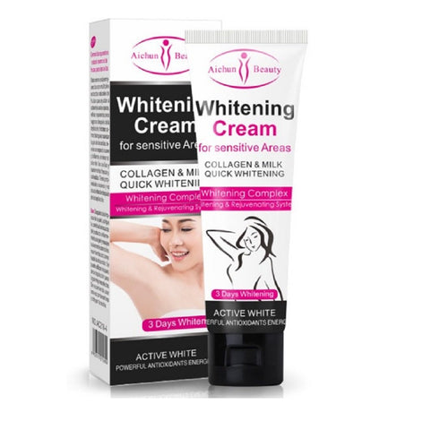 AICHUN BEAUTY Whitening Cream Natural Underarm Lightening And Brightening Deodorant Cream Armpit Whitening Body Creams Underarm Repair Between Legs Knees Private Part 50G