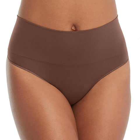 SPANX Everyday Shaping Thong - Core Control Shapewear Underwear - Invisible Under Clothes - Seamless Design - Naked 4.0 - X-Large