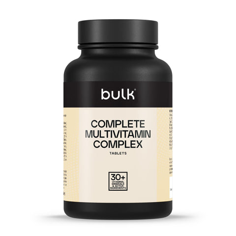 Bulk Complete Multivitamin Complex Tablets, Pack of 90, 90 Servings, Packaging May Vary