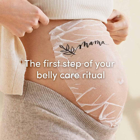 Evereden Soothing Belly Mask - 4 Belly Masks for Pregnant Women 1st & 2nd Trimester - Hydrating, Nourishing, & Soothing Pregnancy Skin Care Belly Masks - Clean & Vegan Pregnancy & Maternity Products