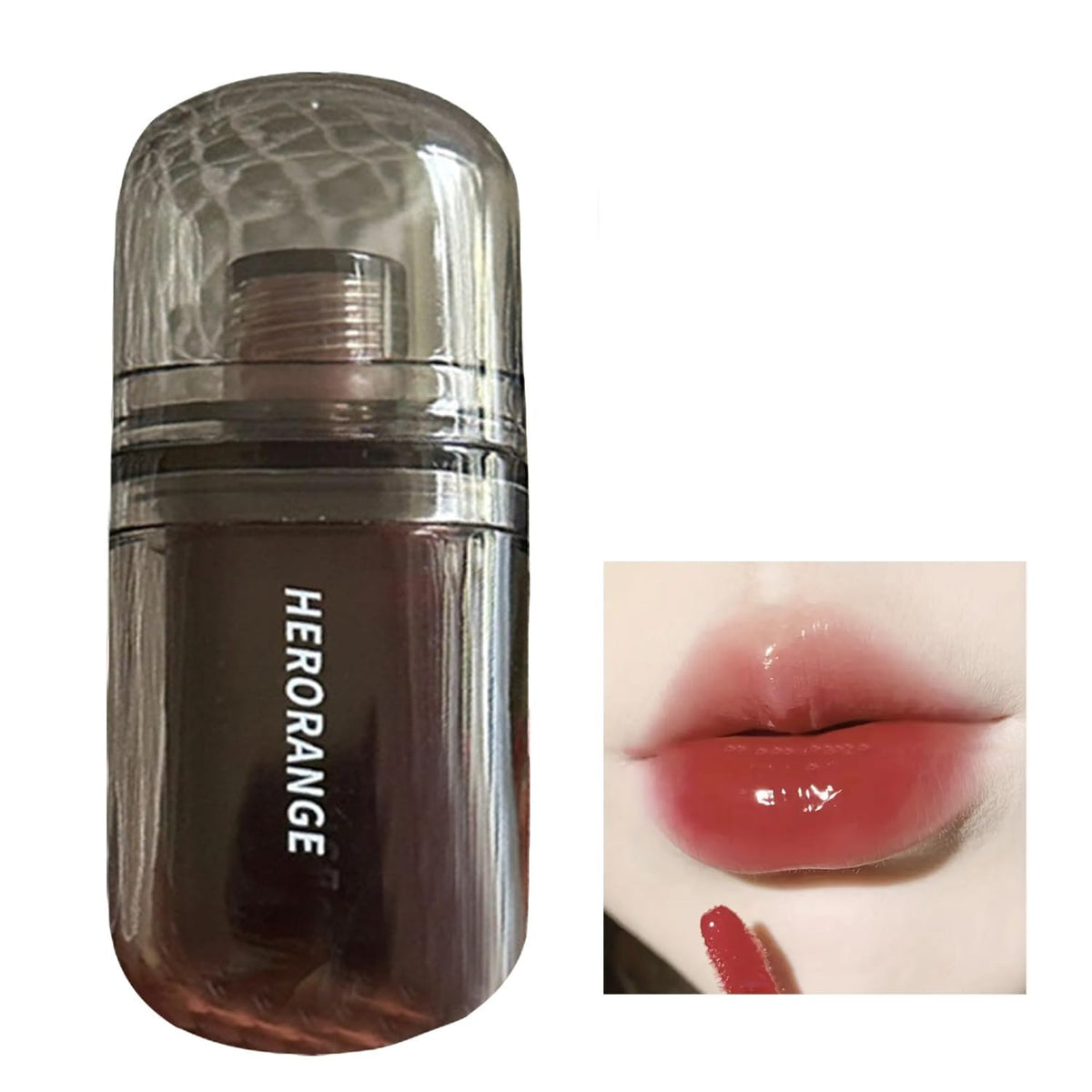 Lip Tint Stain, Moisturising Lip Gloss Makeup, Long-Lasting Waterproof Mirror Lip Gloss, Silky Lipstick With High Color Rendering Plumping Dewy Finish Lip Glaze (Queen)