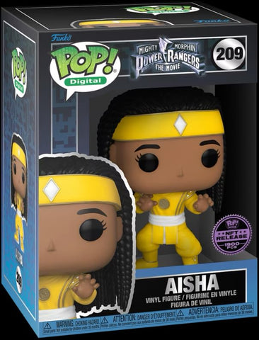 Funko POP! Digital Aisha NFT Exclusive Physical Pop, Yellow