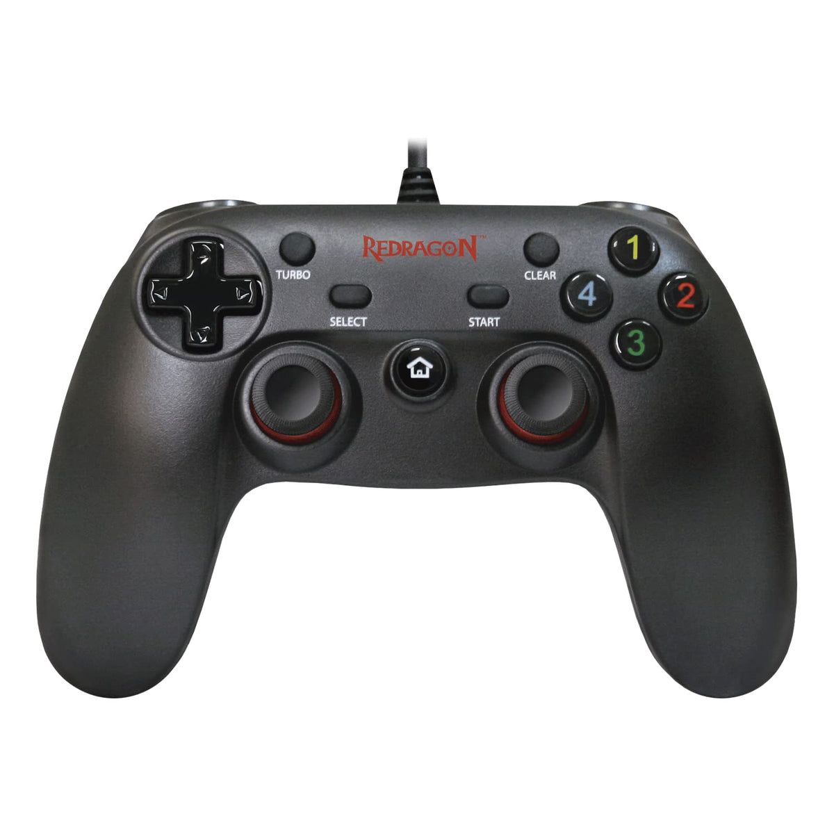 Redragon Saturn G807 16-Button Wired Data Input Controller for Computer and 16 Knobs, Black