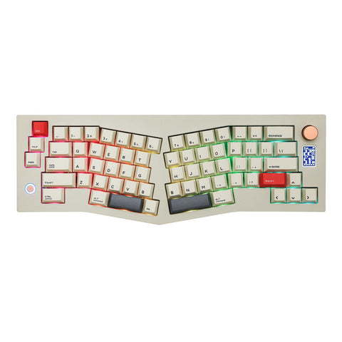 MechLands CIDOO V68 Alice Layout Aluminum Gaming Keyboard, Gasket Mechanical Keyboard with TFT-LCD Dispaly Screen, VIA Programmable, BT5.0/2.4GHz/USB-C Custom Keyboard with PBT Keycaps for Win/Mac
