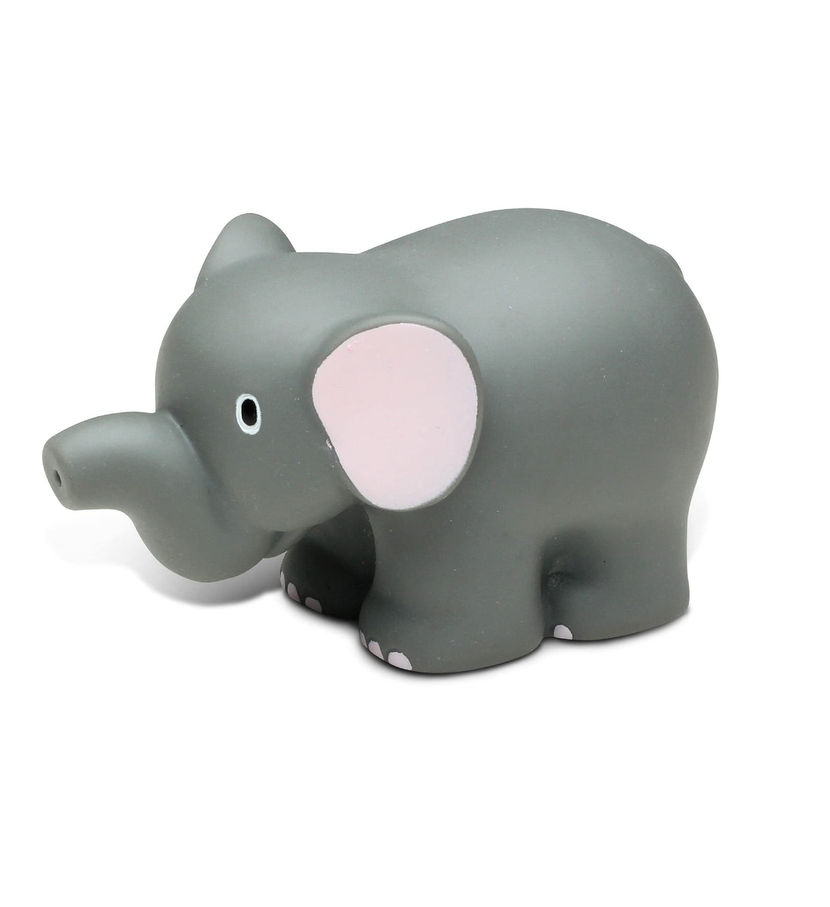 DolliBu Elephant Bath Buddy Squirter - Floating Elephant Rubber Bath Toy, Fun Water Squirting Bathtime Play for Toddlers, Soft Wild Life Animal Toy for The Bathtub, Beach & Pool for Kids - 3 Inch