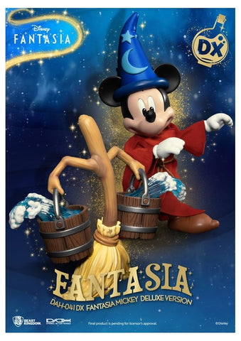 Beast Kingdom Disney's Fantasia: Mickey DAH-041DX Deluxe Dynamic 8ction Heroes Action Figure, Multicolor