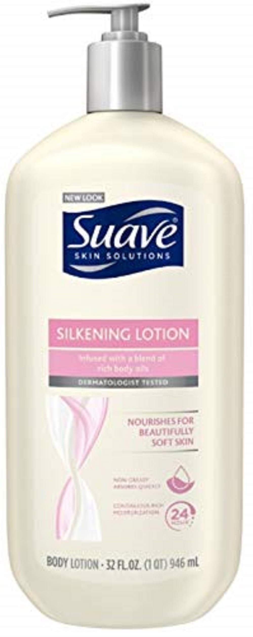 Suave Hand and Body Lotion Silkening - Baby Oil - 32 oz