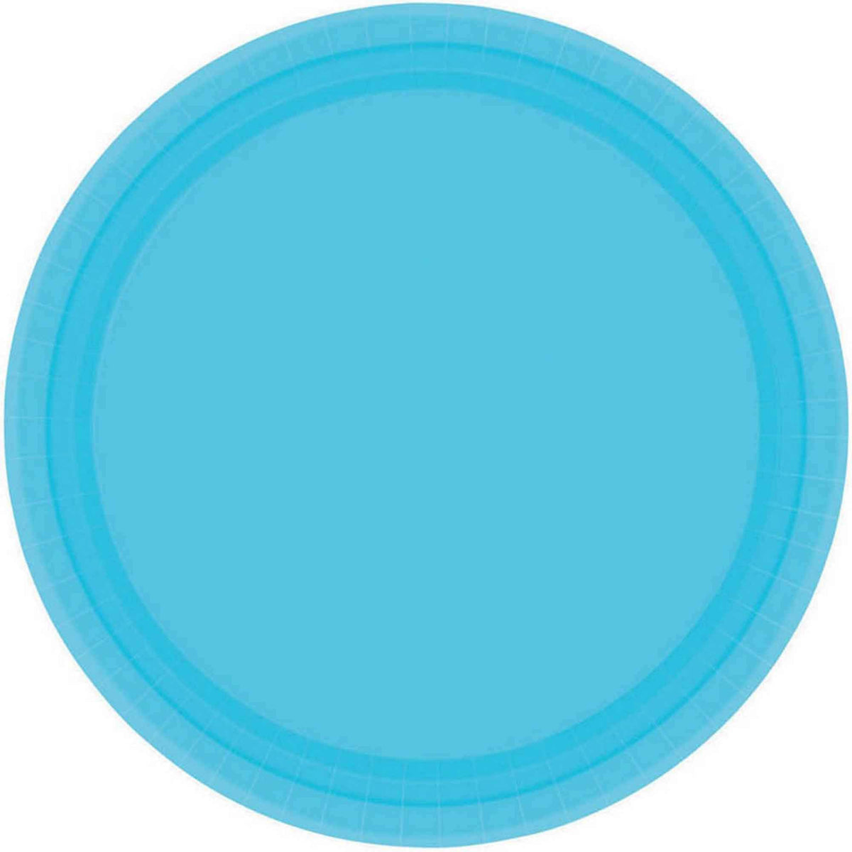 Caribbean Blue Party Round Paper Plates, 8 Ct. | Party Tableware