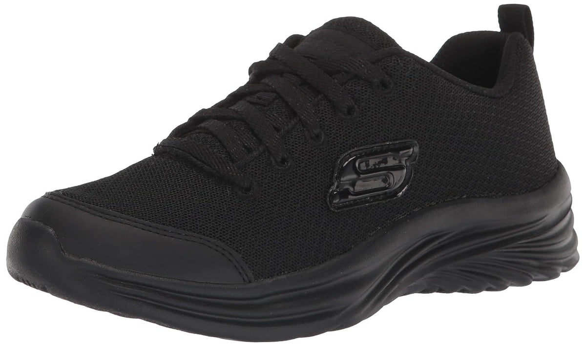 Skechers Kids Girls Dreamy Dancer-Simply Bold Sneaker, Black/Black, 11.5 Little Kid