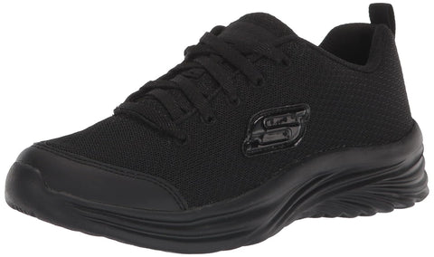 Skechers Kids Girls Dreamy Dancer-Simply Bold Sneaker, Black/Black, 11.5 Little Kid