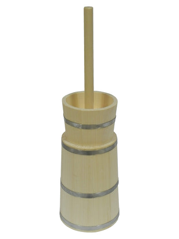 Wooden Butter Churn - Butter Dish for Making Traditional Butter.