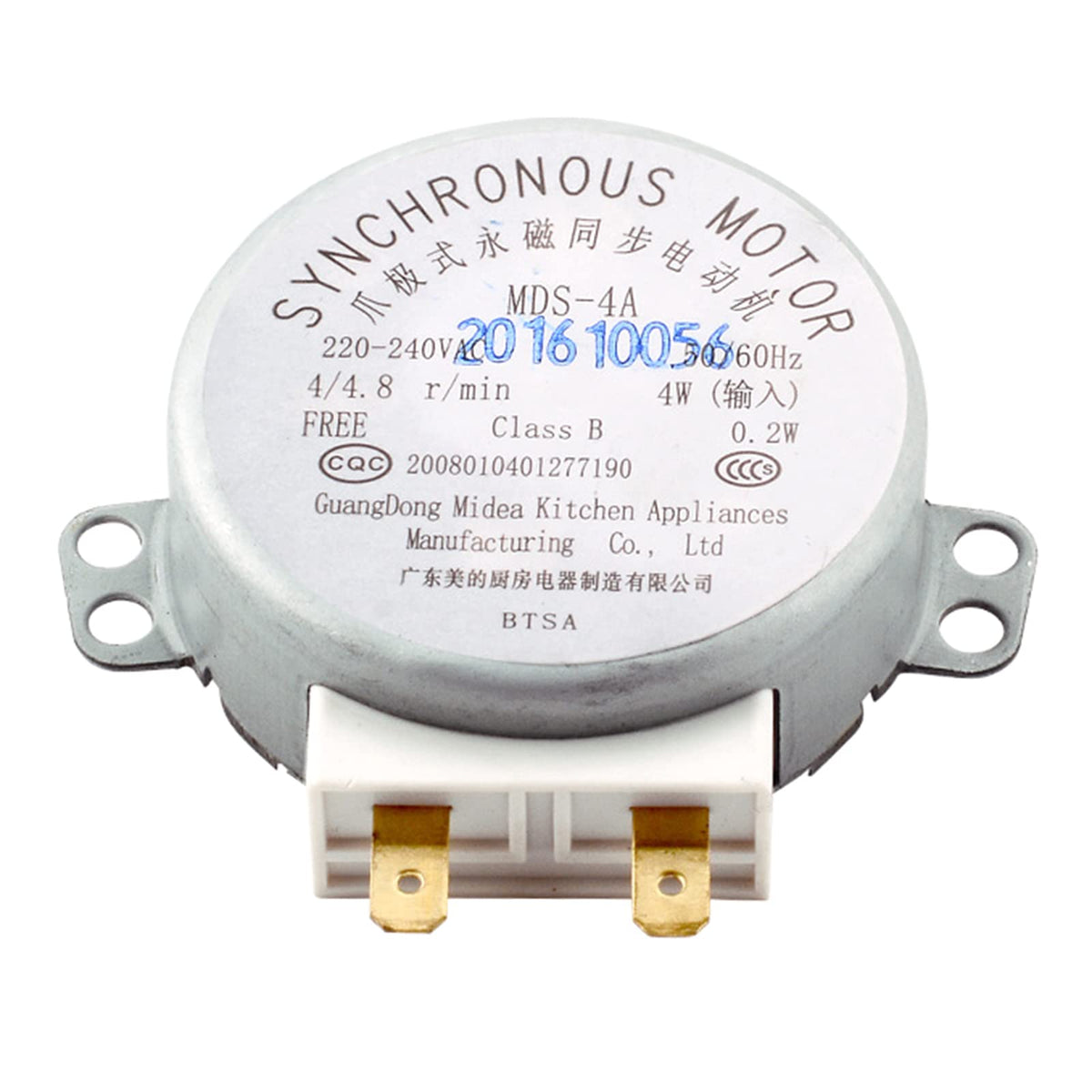 Kadagg for Microwave Oven Parts Synchronous Motor for Microwave Oven MDS-4A Tray Motors AC220-240V 50/60Hz Metal