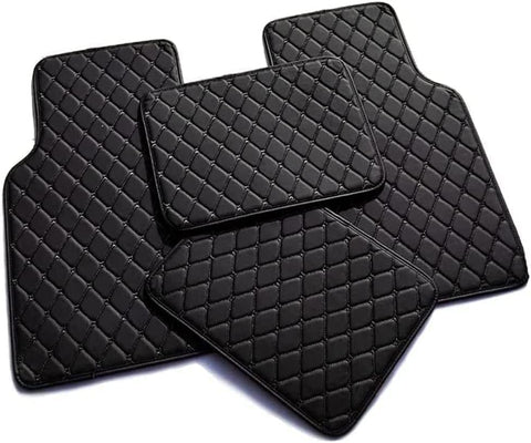 Car Floor Mat,for Mercedes Benz C-Class C180 C200 C220d C300 C300d(RHD),Waterproof Front Rear Mats Foot Pad Protector Interior Accessories,A-All-black