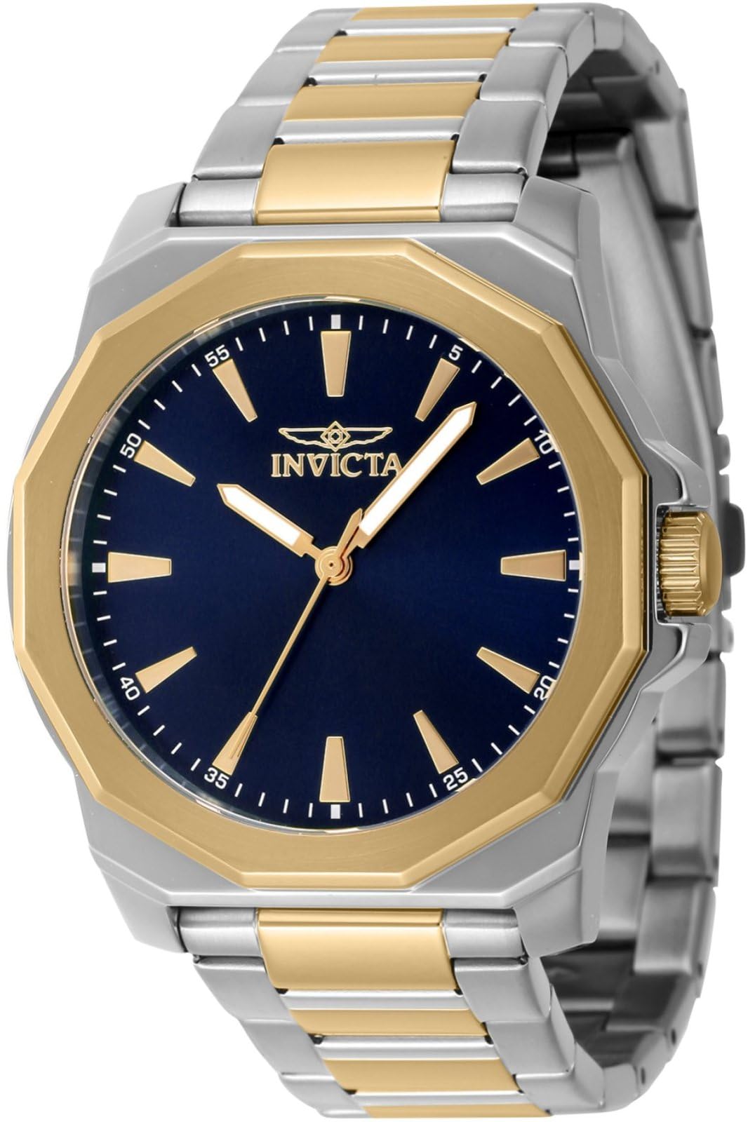Invicta Men's Speedway 42mm Stainless Steel Quartz Watch, Two Tone (Model: 46838)