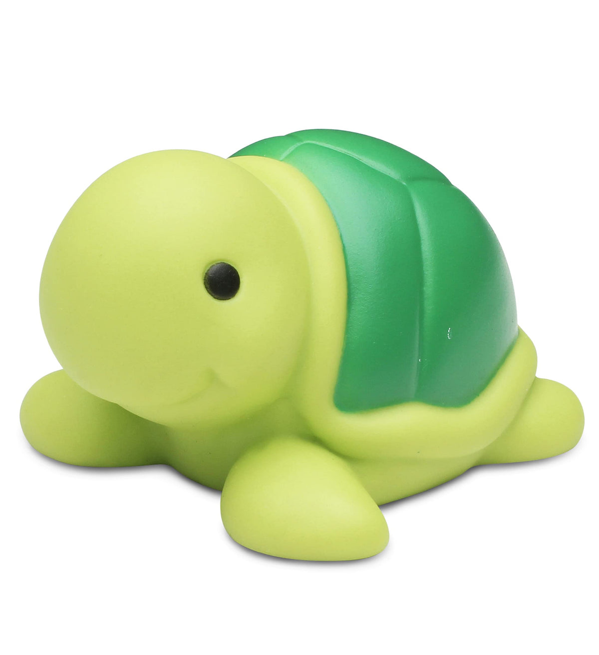 DolliBu Sea Turtle Bath Buddy Squirter - Floating Green Turtle Rubber Bath Toy, Fun Water Squirting Bathtime Play For Toddlers, Cute Sea Life Animal Toy For The Bathtub, Beach, & Pool for Girls & Boys