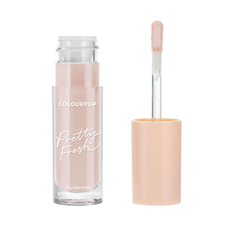 ColourPop Pretty Fresh Creamy Concealer - Full Coverage Concealer with a Natural Finish - Formulated with Hyaluronic Acid & Coconut Water for Instant Hydration - Fair - 10N (0.3 oz)