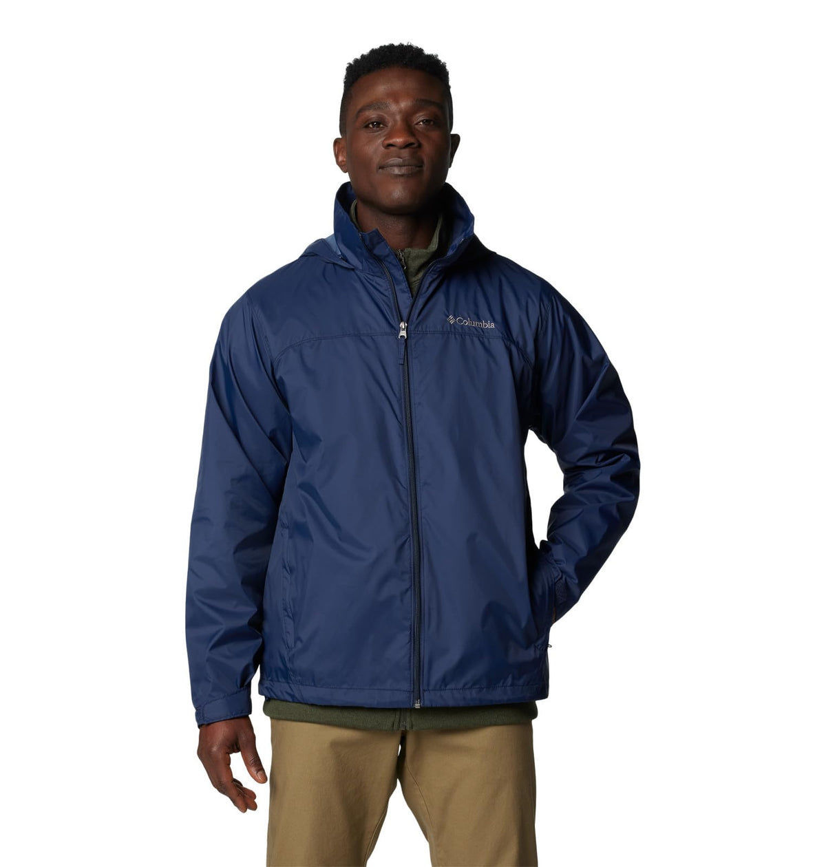 Columbia Men's Glennaker Lake II Rain Jacket, Collegiate Navy, Medium