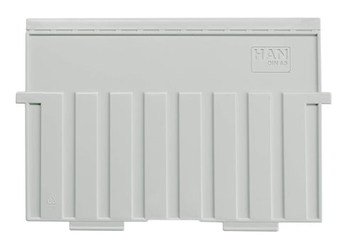 HAN 9025-11, Support plate A5 landscape, for HAN card index trays and card index boxes, pack of 5, light-grey